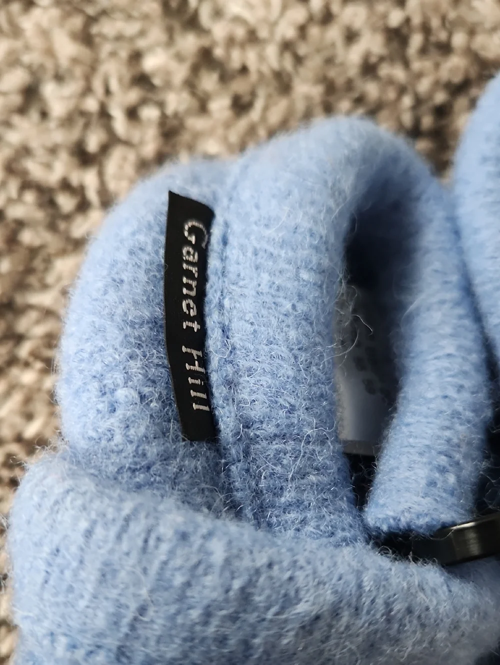 New  Garnet Hill Baby Boiled Wool Shark Slippers, 0-6 Months